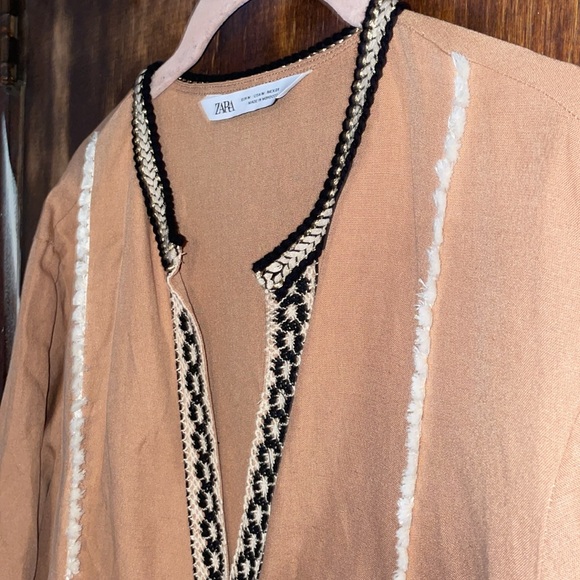 Zara blush embroidery dress - Picture 9 of 10